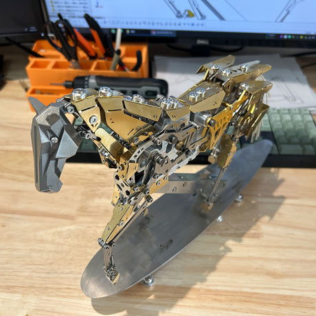 3D Metal Mechanical Horse DIY Assembly Puzzle Kit - VICTMAX