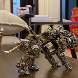 3D Metal Bengal Tiger Model Kit 700PCS DIY Mechanical Animal Assembly - VICTMAX