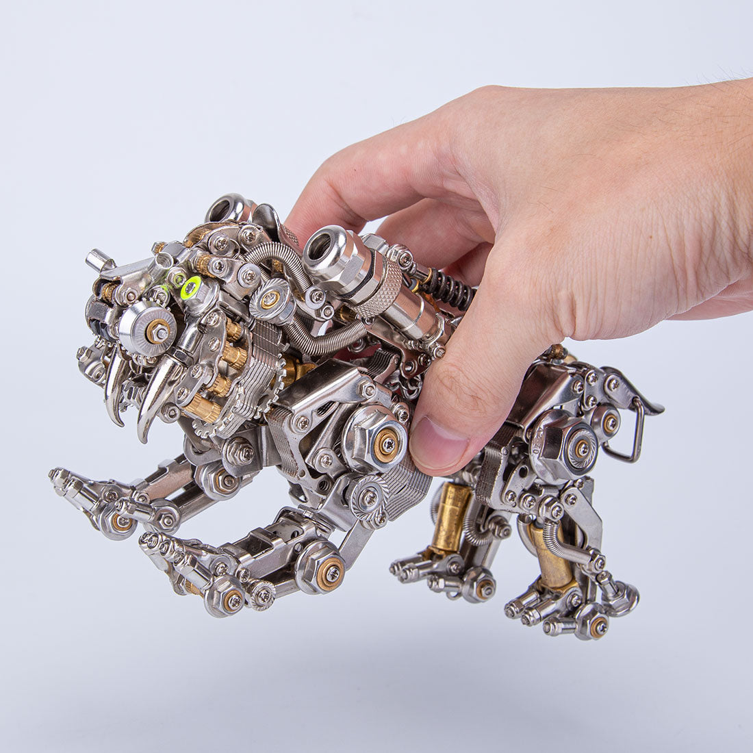 3D Metal Bengal Tiger Model Kit 700PCS DIY Mechanical Animal Assembly - VICTMAX