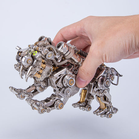 3D Metal Bengal Tiger Model Kit 700PCS DIY Mechanical Animal Assembly - VICTMAX