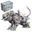 3D Metal Bengal Tiger Model Kit 700PCS DIY Mechanical Animal Assembly - VICTMAX