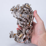 3D Metal Bengal Tiger Model Kit 700PCS DIY Mechanical Animal Assembly - VICTMAX