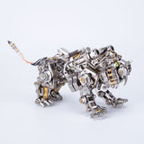 3D Metal Bengal Tiger Model Kit 700PCS DIY Mechanical Animal Assembly - VICTMAX