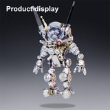 3D Metal Aerospace Rabbit Model Kit 500PCS DIY Assembly Sci-Fi Mechanical Sculpture - VICTMAX
