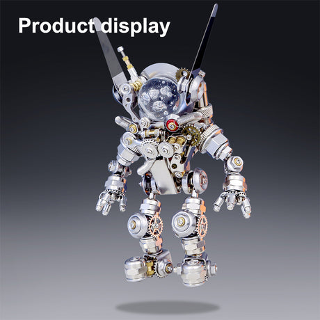 3D Metal Aerospace Rabbit Model Kit 500PCS DIY Assembly Sci-Fi Mechanical Sculpture - VICTMAX