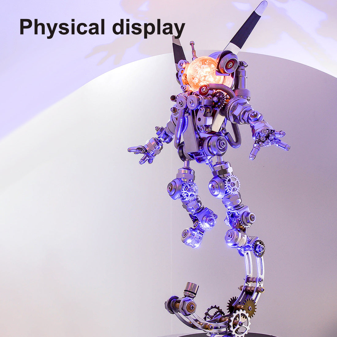 3D Metal Aerospace Rabbit Model Kit 500PCS DIY Assembly Sci-Fi Mechanical Sculpture - VICTMAX