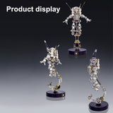 3D Metal Aerospace Rabbit Model Kit 500PCS DIY Assembly Sci-Fi Mechanical Sculpture - VICTMAX