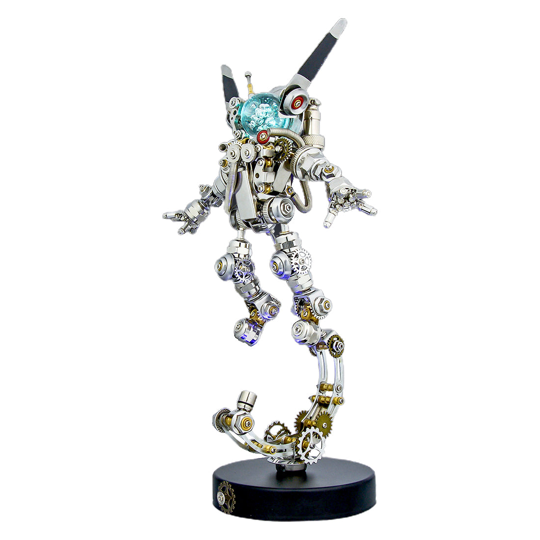 3D Metal Aerospace Rabbit Model Kit 500PCS DIY Assembly Sci-Fi Mechanical Sculpture - VICTMAX