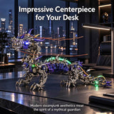 Steampunk Qilin Mythical Creature Metal Puzzle Assembly Kit - VICTMAX