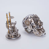 3D Metal Skeleton Model Kit 200PCS DIY Assembly Stainless Steel Sculpture - VICTMAX