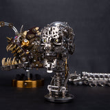 3D Metal Skeleton Model Kit 200PCS DIY Assembly Stainless Steel Sculpture - VICTMAX