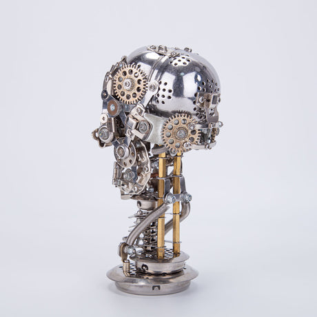 3D Metal Skeleton Model Kit 200PCS DIY Assembly Stainless Steel Sculpture - VICTMAX