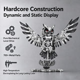 Metal Puzzle Dynamic Mechanical Owl DIY Assembly Kit 700+PCS