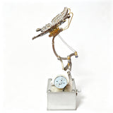 Stainless Steel Mechanical Butterfly Model Showing Precision Linkages and Motion Components - Victmax