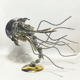 Steampunk Mechanical Jellyfish Metal Model Kit 800+PCS DIY Assembly Industrial Desk Sculpture Art Display VICTMAX