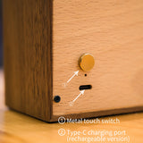 Wooden Cat Night Light Dynamic Motion Desk Decor - VICTMAX