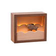 Wooden Ambient Fish Lamp Bionic Marine Biological Dynamic Model, Desktop Relaxation Decor - VICTMAX