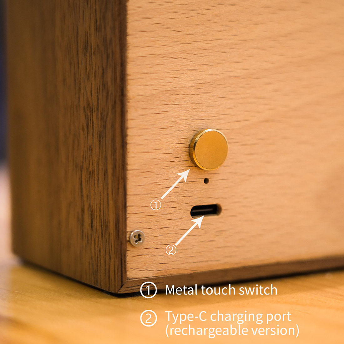 Wooden Ambient Fish Lamp Bionic Marine Biological Dynamic Model, Desktop Relaxation Decor - VICTMAX