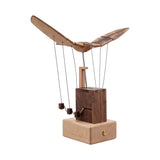 Wooden Bionic Bald Eagle Automaton with Dynamic Flapping Wings - VICTMAX