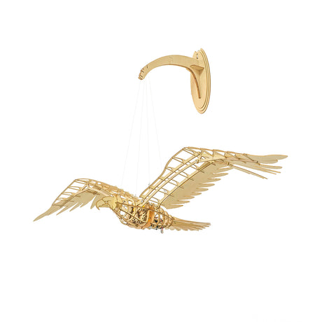 Wooden Mechanical Eagle Model Kit 1138mm Wingspan DIY Assembly Bird - VICTMAX