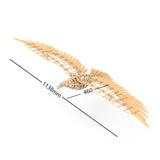 Wooden Mechanical Eagle Model Kit 1138mm Wingspan DIY Assembly Bird - VICTMAX