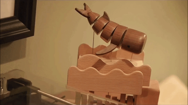 Wooden Bionic Whale Automaton - victmax