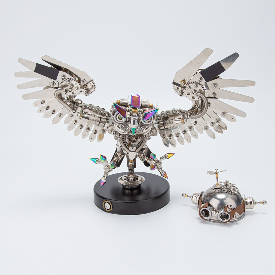 Metal Puzzle Mechanical Nocturnal Owl Animal Assembly Model Kit (700+PCS)