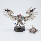 Metal Puzzle Mechanical Nocturnal Owl Animal Assembly Model Kit (700+PCS)