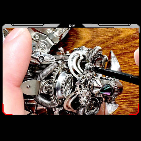 Metal Puzzle Mechanical Nocturnal Owl Animal Assembly Model Kit (700+PCS)