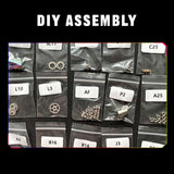 All metal pieces included for 3D Steampunk DiverApe DIY assembly model - VICTMAX