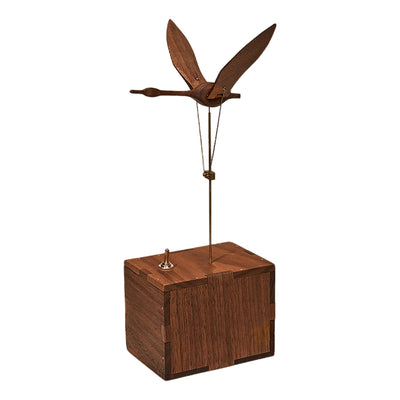 Mechanical Wooden Flying Swan Music Box Bionic Marine Biological Dynamic Model - VICTMAX