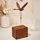 Mechanical Wooden Flying Swan Music Box Bionic Marine Biological Dynamic Model - VICTMAX