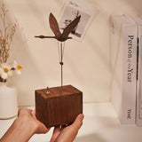 Mechanical Wooden Flying Swan Music Box Bionic Marine Biological Dynamic Model - VICTMAX
