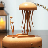 Mechanical Wooden Jellyfish Dynamic Motion Desk Decor - VICTMAX