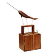 Mechanical Wooden Whale Bionic Marine Biological Dynamic Model, Desktop Relaxation Decor - VICTMAX