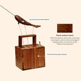 Mechanical Wooden Whale Bionic Marine Biological Dynamic Model, Desktop Relaxation Decor - VICTMAX