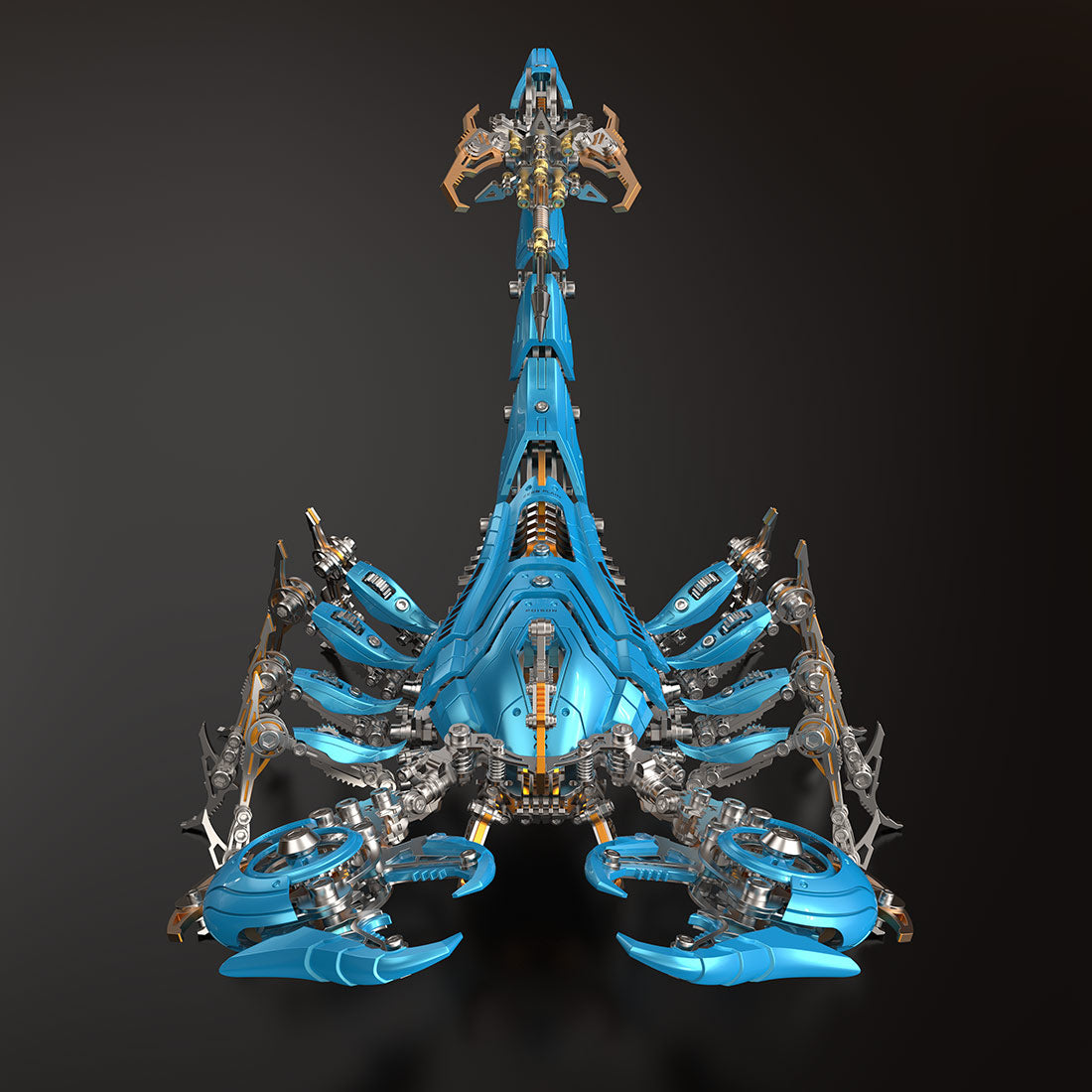 metal puzzle mechanical scorpion articulated diy assembly model - victmax