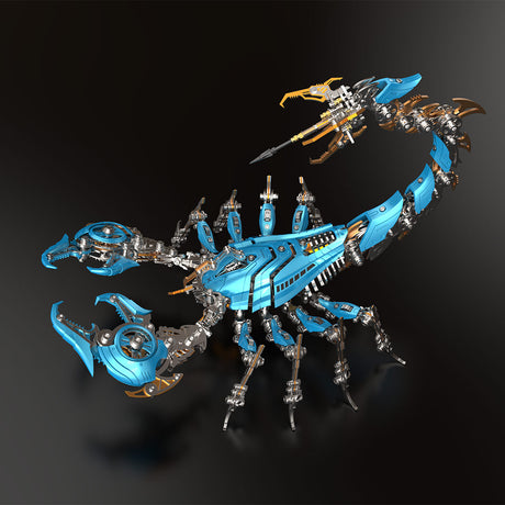 metal puzzle mechanical scorpion articulated diy assembly model - victmax