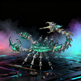 metal puzzle mechanical scorpion articulated diy assembly model - victmax