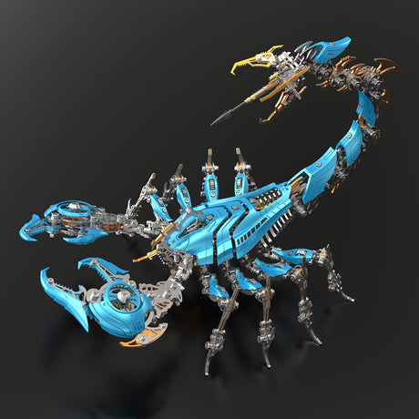 metal puzzle mechanical scorpion articulated diy assembly model - victmax