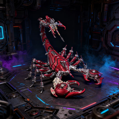metal puzzle mechanical scorpion articulated diy assembly model - victmax