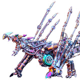 3D metal intelligential dragon model kit LED mechanical dragon sculpture display - VICTMAX