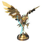 3d metal mechanical eagle model kit led display sculpture - VICTMAX