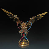 3d metal mechanical eagle model kit led display sculpture - VICTMAX