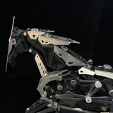 solar powered mechanical horse metal automaton model industrial desk display - victmax
