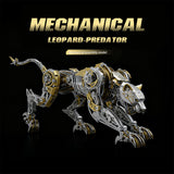 3D full metal mechanical leopard model kit collectible desk display - VICTMAX