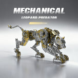 3D full metal mechanical leopard model kit collectible desk display - VICTMAX