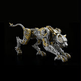 3D full metal mechanical leopard model kit collectible desk display - VICTMAX
