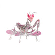 3D metal orchid mantis model kit mechanical insect display sculpture - VICTMAX