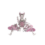 3D metal orchid mantis model kit mechanical insect display sculpture - VICTMAX